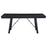 Newport 5-Piece Rectangular Trestle Table Dining Set Black