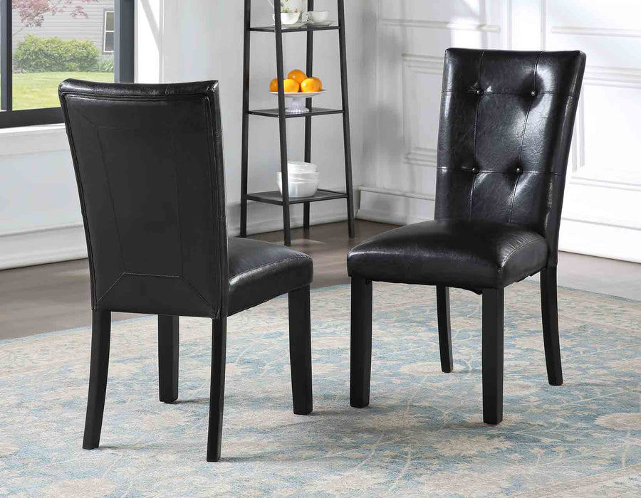 Sterling 5 Piece Faux-Marble Top Dining (Table & 4 Side Chairs)