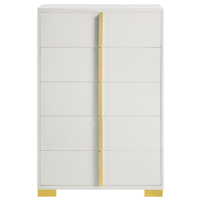 Marceline 5-drawer Chest White