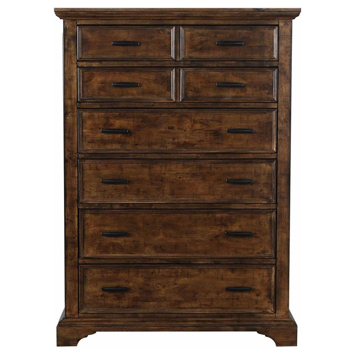 Elk Grove 7-drawer Chest Vintage Bourbon