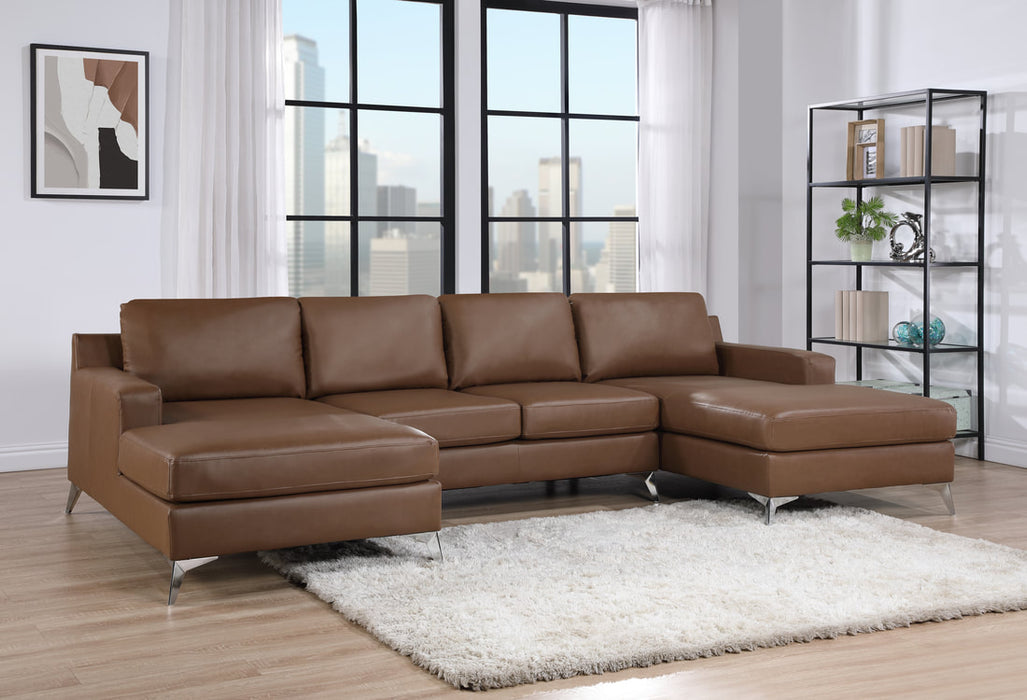 Candace Double Chaise Sectional