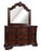 Sheffield Traditional Rich Brown Finish Panel Bedroom Set