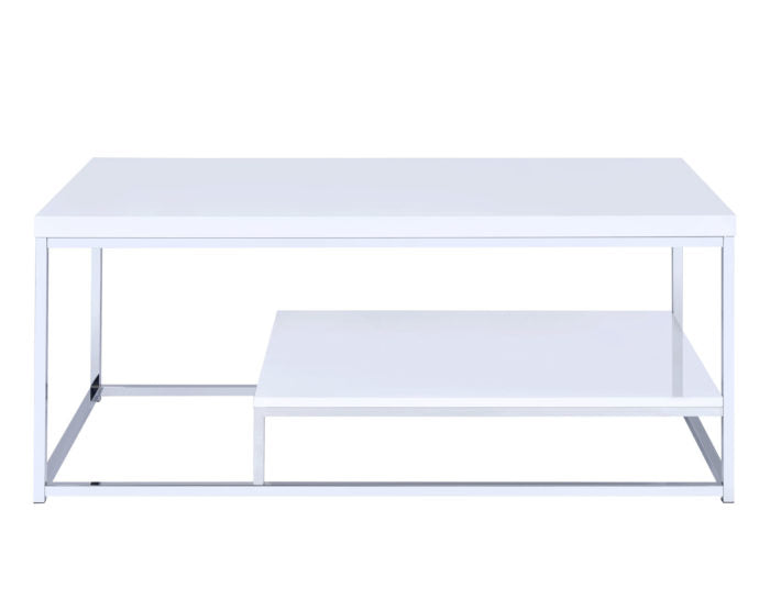 Lucia White 3-Piece Set (Cocktail & 2 End Tables)