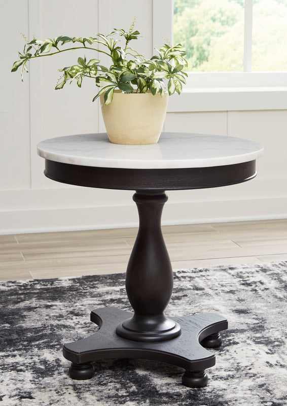 A4000565 Accent Table(Marble top)