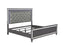 Refino Gray LED Upholstered Panel Bedroom Set