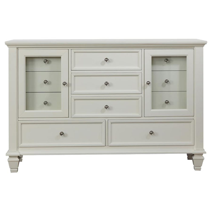 Sandy Beach 11-drawer Rectangular Dresser Buttermilk