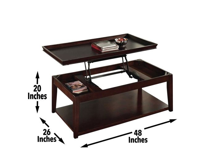 Clemson 3-Piece Lift-Top Set (Lift-Top Cocktail & 2 End Tables)