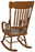 Sara Back Rocking Chair Warm Brown