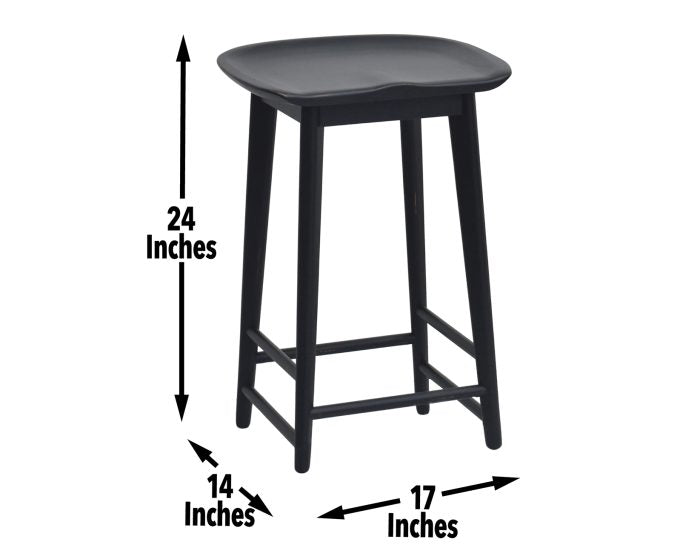 Hilton 24″ Backless Counter Stool