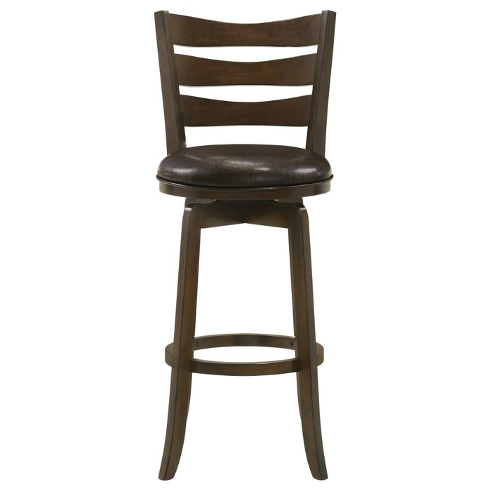 Murphy Ladder Back Pub Height Swivel Bar Stool