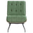 Aloma Armless Tufted Accent Chair Green