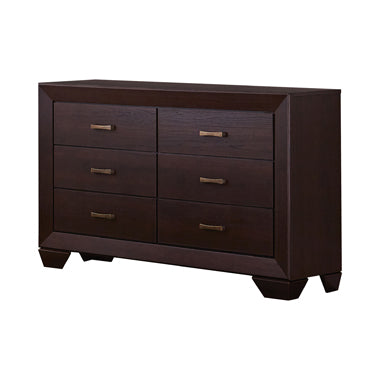 Kauffman Storage Bedroom Set with High Straight Headboard