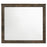 Woodmont Rectangle Dresser Mirror Rustic Golden Brown