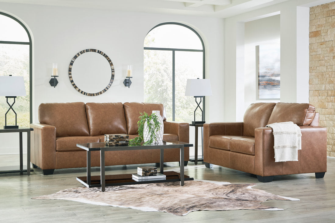 Ashley 556-03 GENUINE LEATHER Sofa & Loveseat