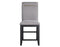 Yves 24″ Counter Stool, Grey Upholstered