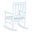 Annie Slat Back Youth Rocking Chair White