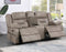 Abilene Manual Reclining Console Loveseat, Tan