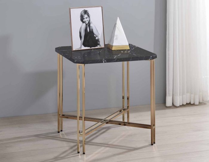 Daxton Faux-Marble 3-Piece Occasional Set (Cocktail & 2 End Tables)