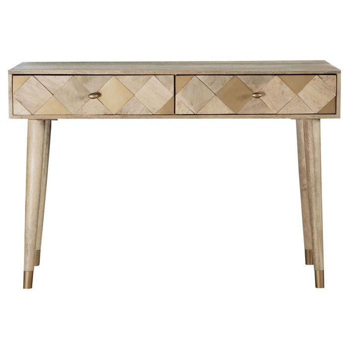 Alyssum Rectangular Storage Console Table Natural