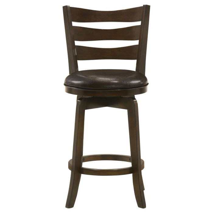 Murphy Ladder Back Counter Height Swivel Bar Stool