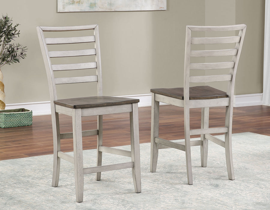 Abacus 5-Piece Counter Dining Set (Counter Table & 4 Counter Chairs)