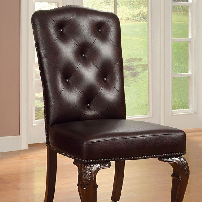 BELLAGIO LEATHERETTE SIDE CHAIR (2/BOX)