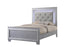 Lillian Silver LED Upholestered Bed