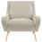 Ricci Upholstered Saddle Arms Accent Chair