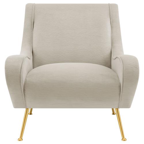 Ricci Upholstered Saddle Arms Accent Chair