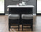 Aspen3-Piece White Marble Kitchen Island Set