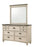 Sawyer Cream/Brown Panel Bedroom Set