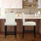 25 Inch Kitchen Chairs with Rubber Wood Legs