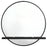 Arini Round Dresser Mirror With Shelf Black