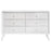 Janelle 6-drawer Dresser White