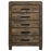 Woodmont 5-drawer Chest Rustic Golden Brown