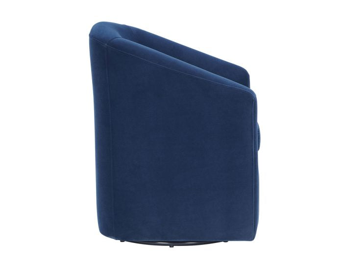 Arlo Upholstered Swivel Barrel Chair