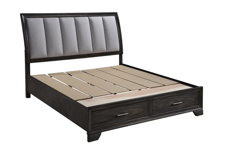 Jaymes Gray Storage Platform Bedroom Set