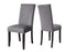 Napoli Side Chair, Gray Velvet