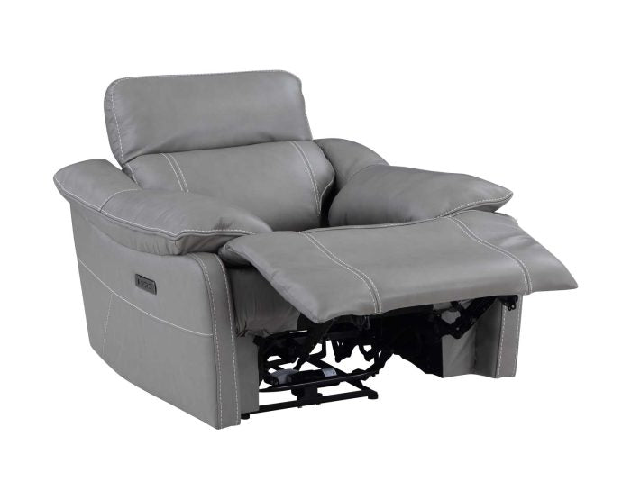 Alpine Dual-Power Leather Recliner