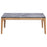 Polaris Rectangular Coffee Table with Marble-like Top Teramo and Light Oak