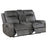 Raelynn Upholstered Motion Reclining Loveseat Grey