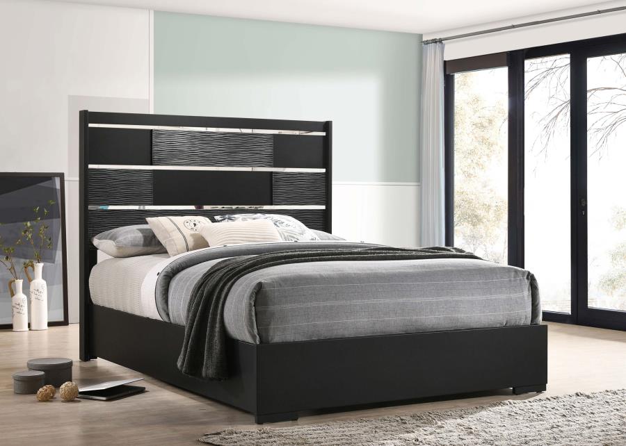 Blacktoft Panel Bed Black