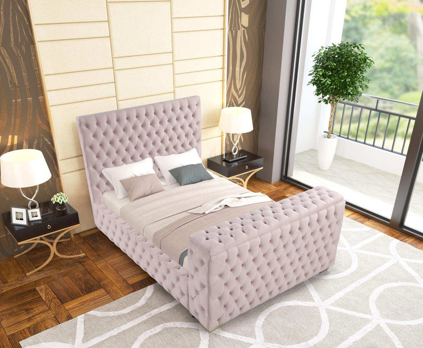 Future Pink Platform Bed - Queen, King