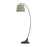 Empire Shade Floor Lamp Oatmeal, Brown, And Bronze