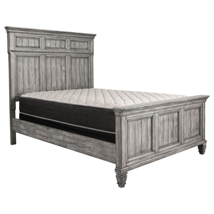 Avenue Panel Bed Grey