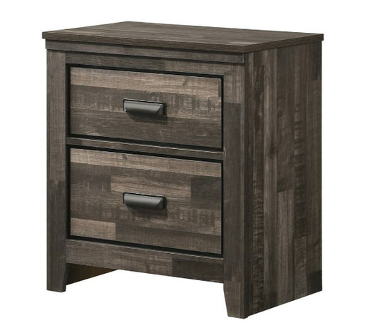 Carter Brown Gray Nightstand