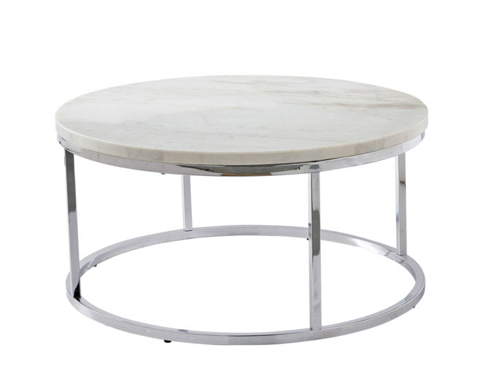 Echo 3-Piece Marble Top Set (Cocktail & 2 End Tables)