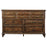 Avenue 8-drawer Dresser Weathered Burnished Brown