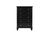 Sandy Beach 5-drawer Chest Black