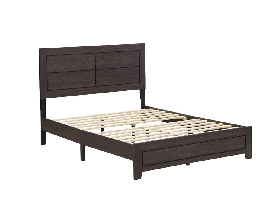 Hopkins Brown Platform Bed